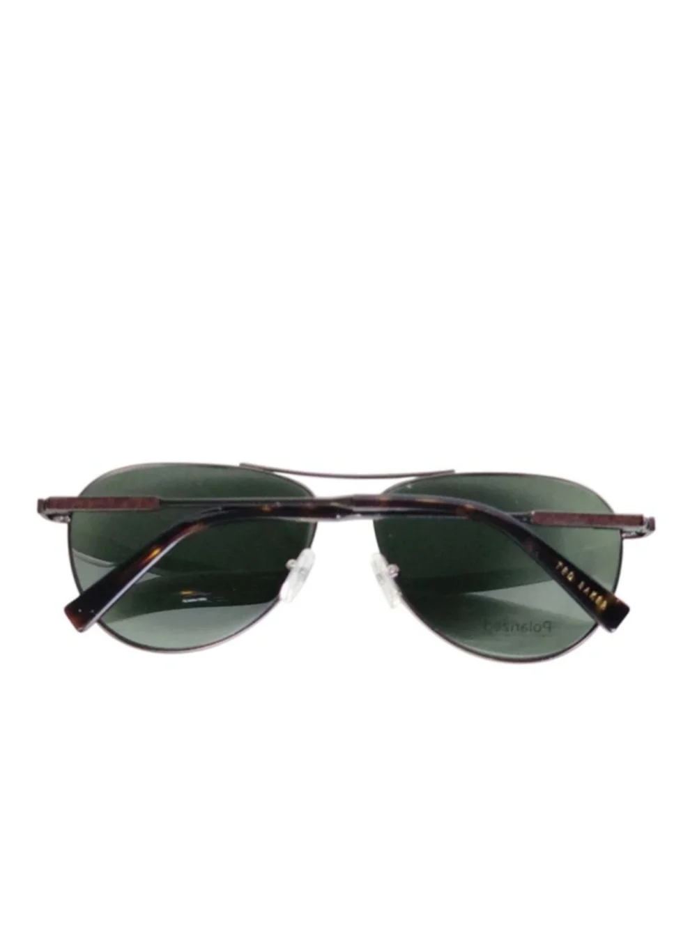 TED BAKER Men's NEW Aviator Polarized Sunglasses in Brown & Green TBM088 SLA